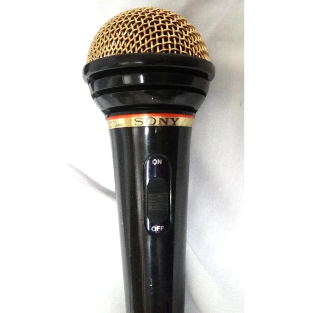 Microphone Sony Cardioid F-VS7 Dynamic Omnidirectional. Gold Color 6